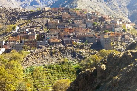 Escape to the High Atlas Mountains on this Imlil Day Trip from Marrakech Hike through lush valleys and traditional Berber villages learn about local culture and customs and take in stunning mountain scenery A perfect glimpse into rural Morocco just an hour from the city